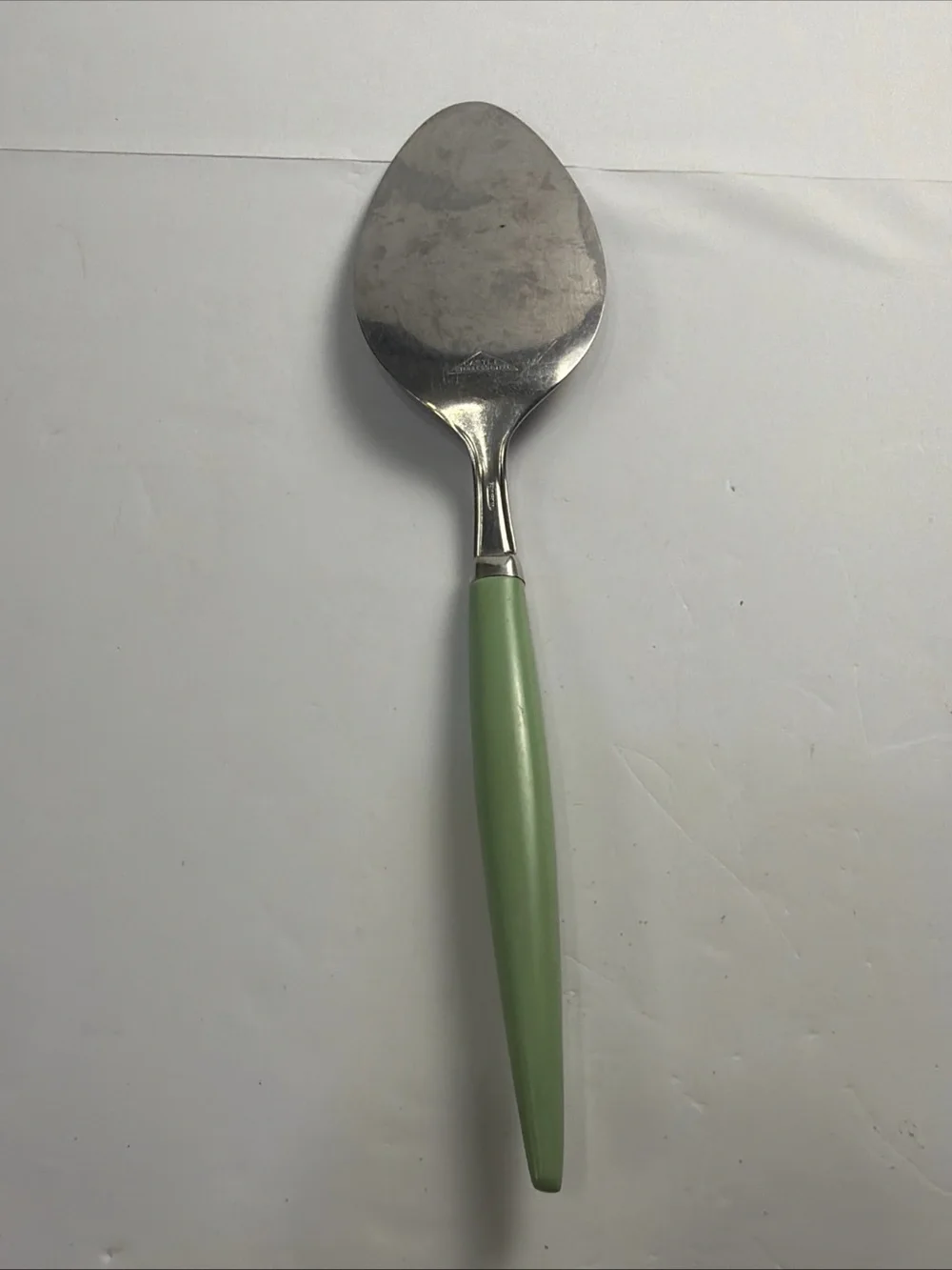 Vintage Avocado Lime Green Cake/ pie knife server 1960’s